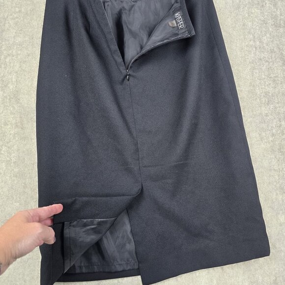Kasper Womens Black Pencil Skirt Size 6 - Picture 4 of 6